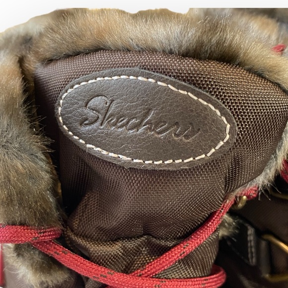 Skechers Women's Woodland Snow Boot Faux Fur Lined Lace Up Size 6 Light wear. - Picture 3 of 10